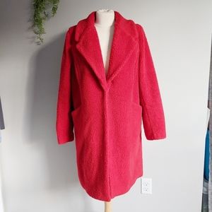 Boden Red Teddy Jacket